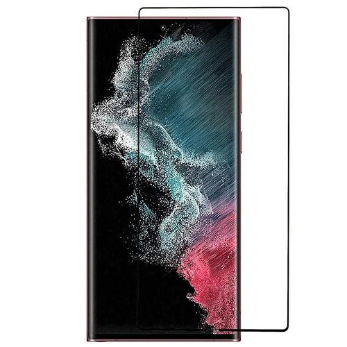 For Samsung Galaxy S23 Ultra HD Clear Screen Protector Full Cover Full Glue Anti-Scratch Tempered Glass Film, Support Fingerprint Unlock - 1
