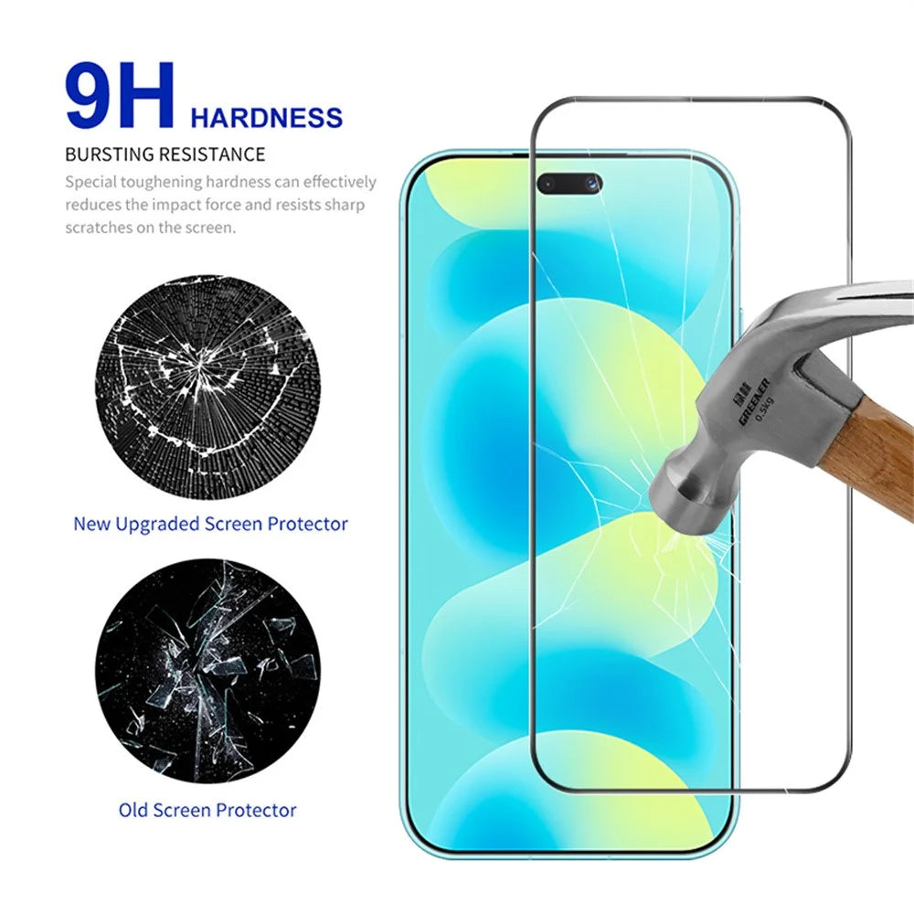 RURIHAI 10Pcs For Huawei nova 16 Pro 5G  /  16 Ultra 5G High Aluminium-Silicon Glass Film Full Glue 0.26mm 2.5D Full Screen Protector - 3
