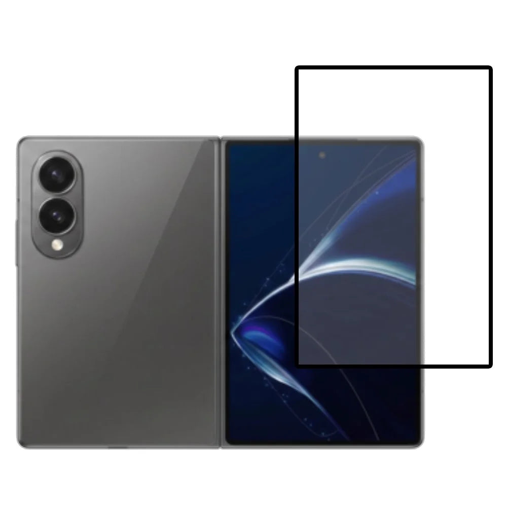 For Samsung Galaxy Z Fold8 Screen Protector Crystal Clear Silk Printing Tempered Glass Outer Screen Film - 1