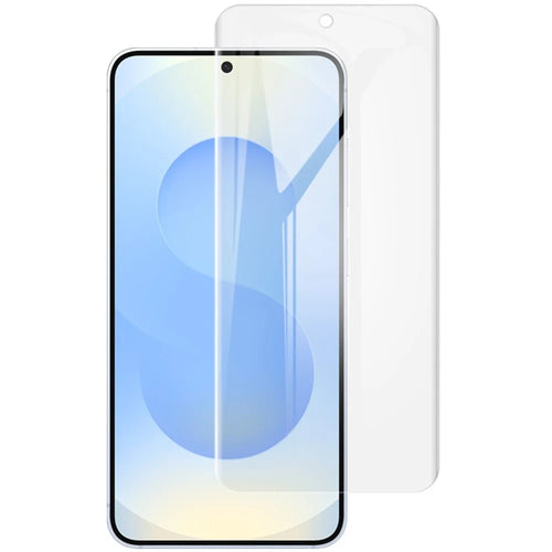 IMAK Hydrogel Film 4th For Samsung Galaxy S25 FE Full Screen Protector Ultra Clear Full Glue Soft TPU Film (Fingerprint Unlock) - Transparent - 1