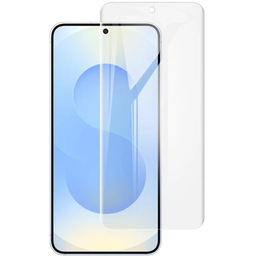 IMAK Hydrogel Film 4th For Samsung Galaxy S25 FE Full Screen Protector Ultra Clear Full Glue Soft TPU Film (Fingerprint Unlock) - Transparent - 1