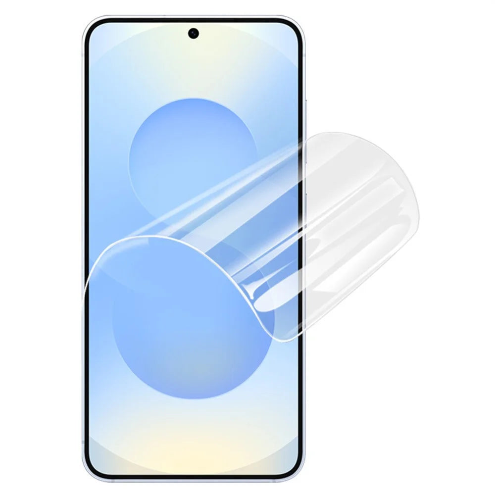 IMAK Hydrogel Film 4th For Samsung Galaxy S25 FE Full Screen Protector Ultra Clear Full Glue Soft TPU Film (Fingerprint Unlock) - Transparent - 3