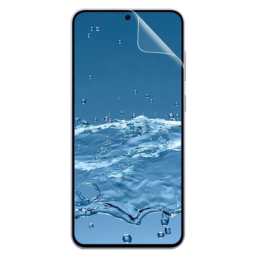 IMAK Hydrogel Film 4th For Samsung Galaxy S25 FE Full Screen Protector Ultra Clear Full Glue Soft TPU Film (Fingerprint Unlock) - Transparent - 4