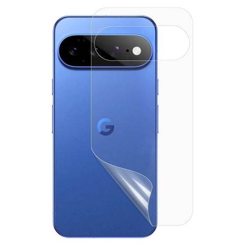 For Google Pixel 11 Pro XL Anti-Scratch Phone Back Protector Ultra Clear PET Back Cover Film, NOT Complete Covering - Transparent - 1