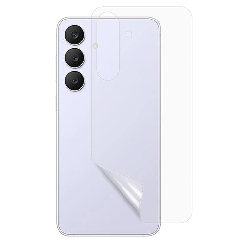 For Samsung Galaxy S25 FE Anti-Scratch Phone Back Protector Ultra Clear PET Back Cover Film, NOT Complete Covering - Transparent - 1