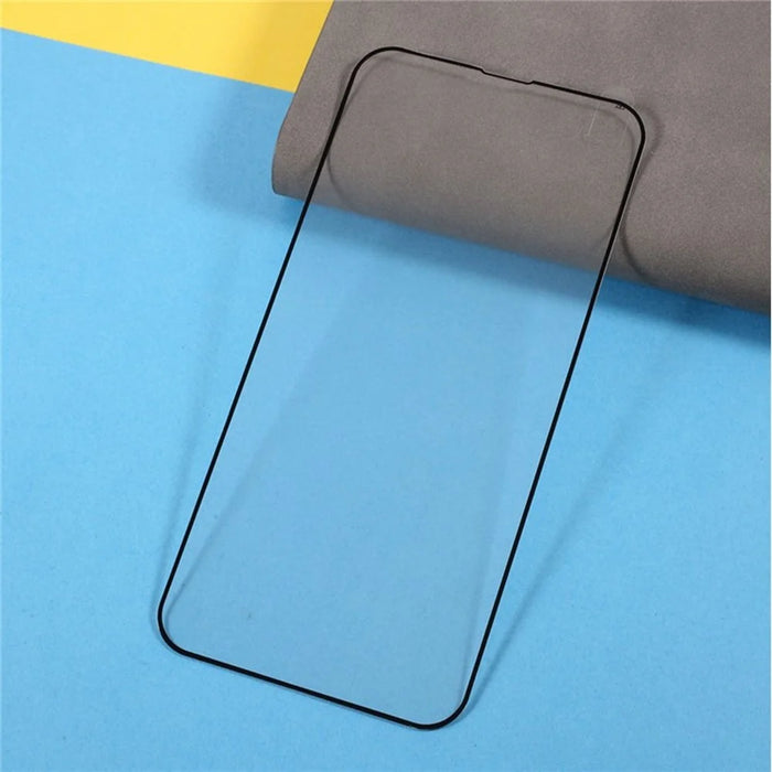 For iPhone 18 Pro / 17 Pro Screen Protector Silk Printing Full Glue Full Coverage Tempered Glass Screen Film - Black Edge - 3
