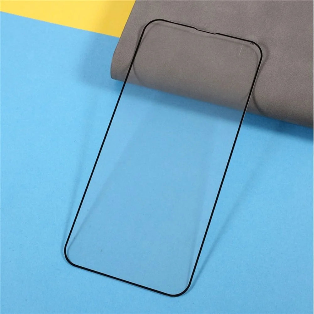 For iPhone 18 Pro Max / 17 Pro Max Screen Protector Silk Printing Full Glue Full Coverage Tempered Glass Screen Film - Black Edge - 3
