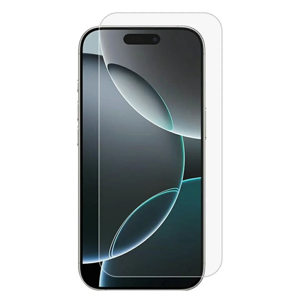 For iPhone 18 Pro / 17 Pro Screen Protector 0.3mm Arc Edge Tempered Glass Film, Not Complete Coverage - Transparent - 1