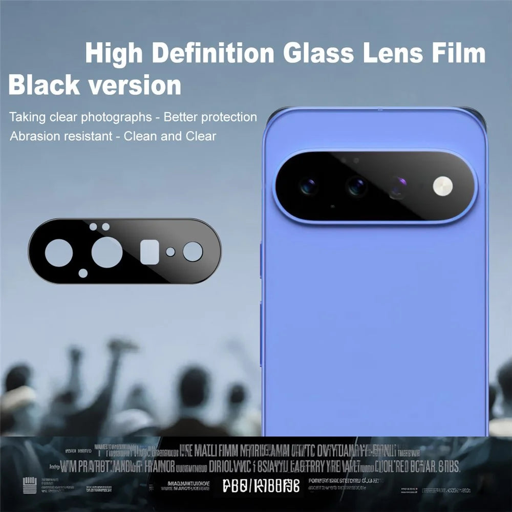 IMAK For Google Pixel 11 Camera Lens Protector Tempered Glass HD Clear Full Cover Lens Film - Black - 2