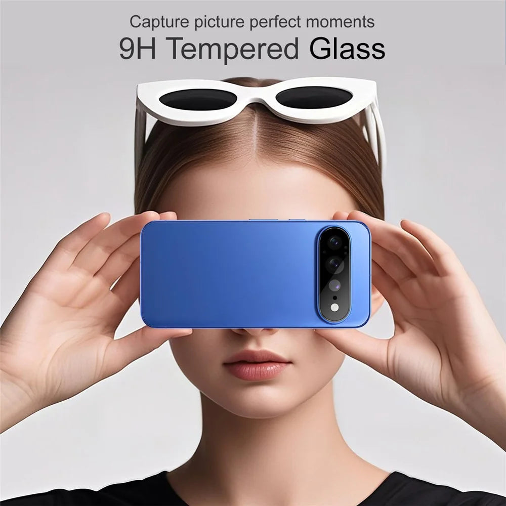 IMAK For Google Pixel 11 Pro XL Camera Lens Protector Tempered Glass HD Clear Full Cover Lens Film - Black - 3