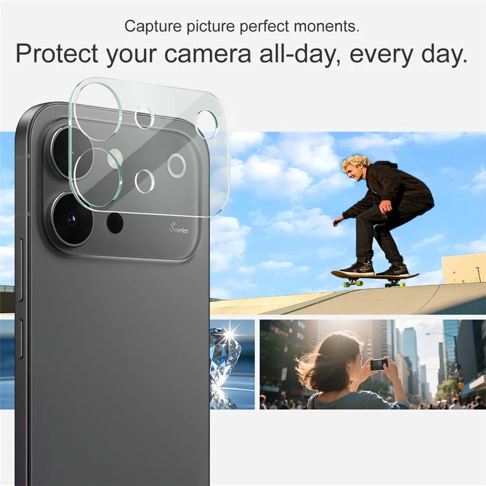 IMAK for vivo S60 Vitality Tempered Glass Full Cover Camera Lens Protector + Acrylic Lens Cap - Transparent - 4