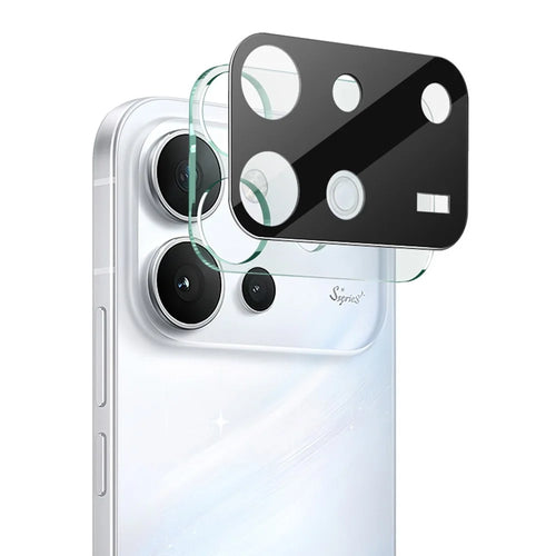 IMAK For vivo S60 5G Tempered Glass Full Cover Lens Film + Acrylic Cap - Black - 1