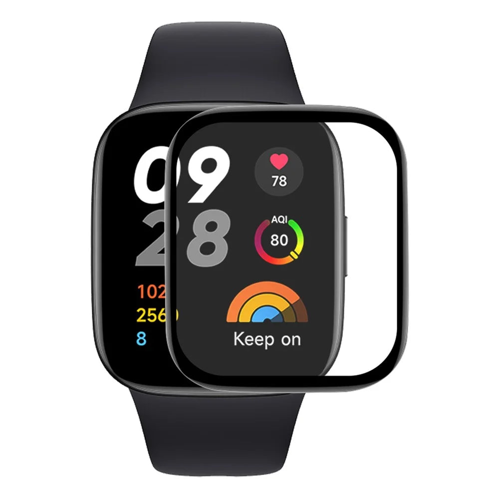 ENKAY HAT PRINCE for Xiaomi Redmi Band 3 HD Clear Smart Watch Screen Protector 3D Curved PMMA Soft PC Edge Full Coverage Film - 1