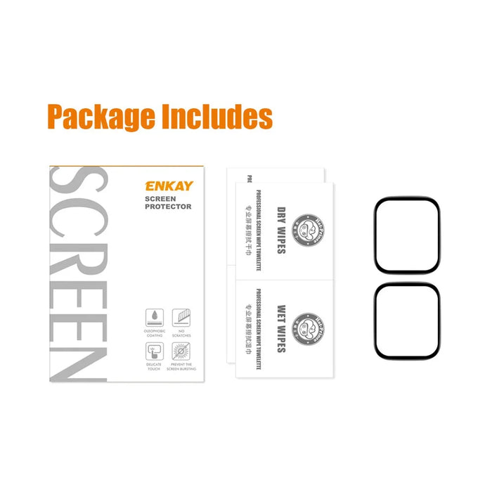 ENKAY HAT PRINCE 2Pcs  /  Set for Xiaomi Redmi Band 3 Anti-fingerprint 3D Curved PMMA Smart Watch Screen Protector Soft PC Edge HD Clear Full Coverage Film - 7