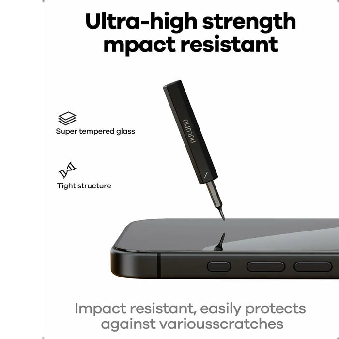 AULUMU AF01 For iPhone 17 Pro Max Screen Protector High Definition Tempered Glass Film with Easy Installation Tool - Transparent - 7