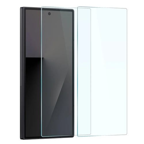 NORTHJO A+ 2Pcs For Samsung Galaxy Z Fold7 5G Tempered Glass Screen Protector 0.3mm 2.5D HD Film (NOT Complete Covering) - Transparent - 1