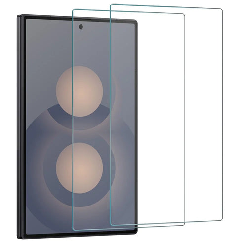 NORTHJO A+ 2Pcs For Samsung Galaxy Z Fold8 Tempered Glass Screen Protector 0.3mm 2.5D HD Film (NOT Complete Covering) - Transparent - 1