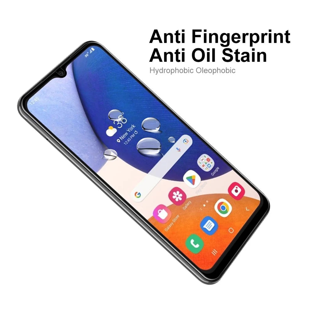 ENKAY HAT PRINCE For Samsung Galaxy A14 5G / A14 4G Full Screen Protector 6D Silk Printing Full Glue Anti-fingerprint High Aluminium-silicon Glass Film - 5