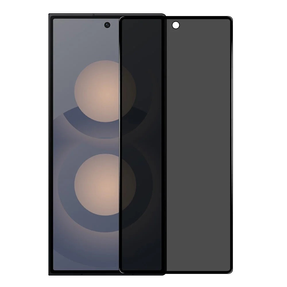 NORTHJO A++ For Samsung Galaxy Z Fold8 Ultra Screen Protector Privacy Full Glue Silk Printing Anti-Spy High Aluminium-Silicon Glass Film - Black - 3