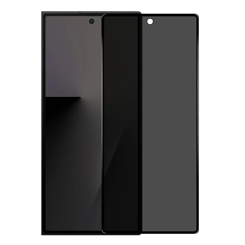 NORTHJO 2Pcs A++ For Samsung Galaxy Z Fold7 5G Privacy Screen Protector High Aluminium-Silicon Glass 0.3mm Full Covering Anti Spy Film - 3