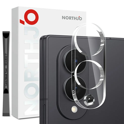 NORTHJO For Samsung Galaxy Z Fold8 Camera Lens Protector Tempered Glass HD Clear 3D Full Coverage - Transparent - 1