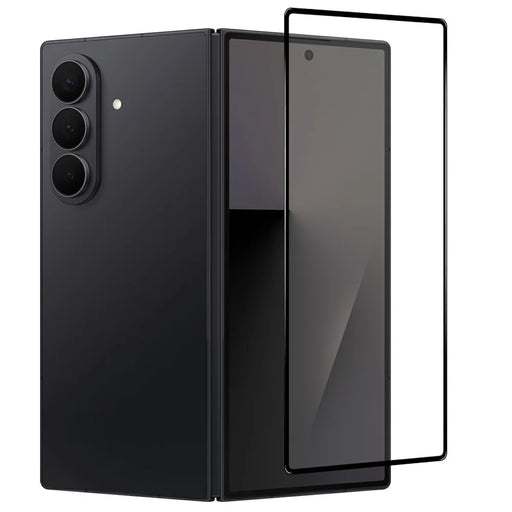 NORTHJO A+ For Samsung Galaxy Z Fold7 5G Full Screen Protector High Aluminum-Silicon Film 0.3mm 2.5D Black Edge Silk Printing - Black - 2
