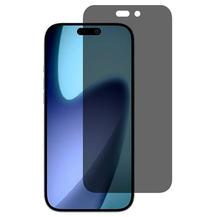For iPhone 18 Pro Privacy Screen Protector Tempered Glass Anti Peep Film Full Coverage - Black. - 1