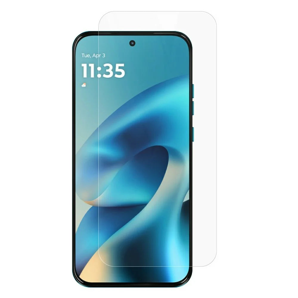 For Motorola Moto G Max 5G Screen Protector 0.3mm Arc Edge Tempered Glass Film, Not Complete Coverage - Transparent - 1