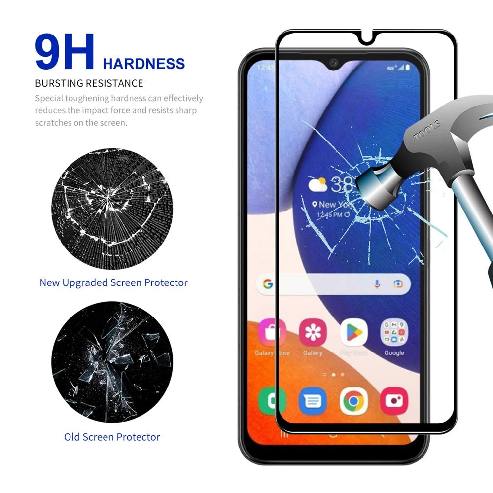 ENKAY HAT PRINCE Full Screen Protector For Samsung Galaxy A14 5G / A14 4G, 0.26mm 2.5D Sensitive Touch Anti-explosion High Aluminium-silicon Glass Film - 3