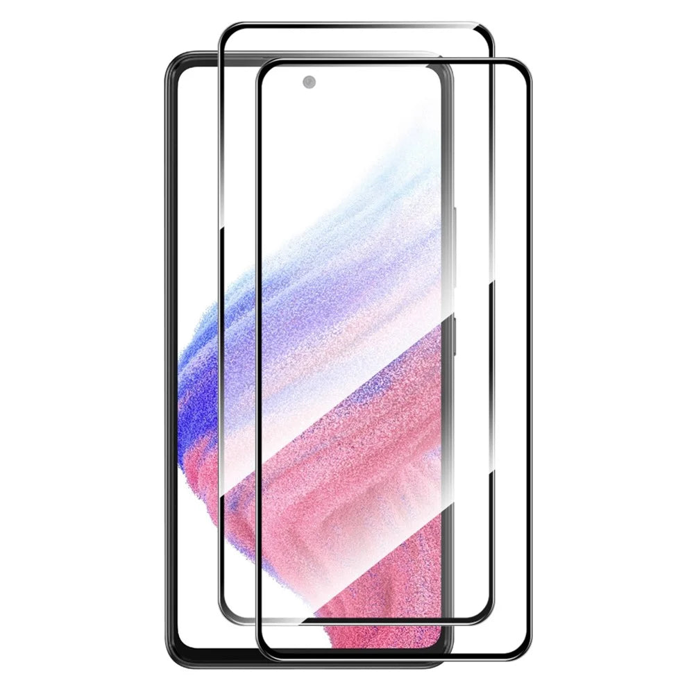 ENKAY HAT PRINCE 2Pcs / Set For Samsung Galaxy A54 5G HD Screen Protector 0.26mm 9H 2.5D Arc Edge Full Glue High Aluminium-silicon Glass Film - 1