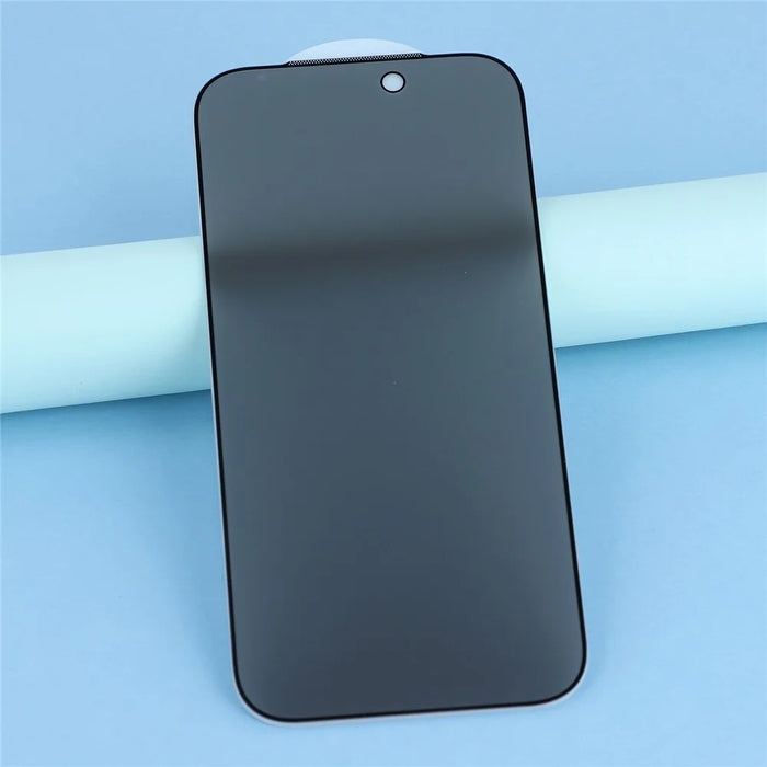 For iPhone 18 Pro Anti-Peep Screen Protector Tempered Glass Film - Black - 3