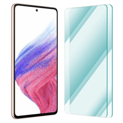 ENKAY HAT PRINCE 2Pcs / Pack Full Glue Screen Protector for Samsung Galaxy A54 5G, HD Clear 2.5D Arc Edge 0.26mm 9H Hardness Anti-Shatter Tempered Glass Film - 1