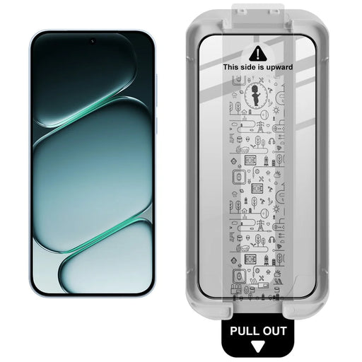 IMAK Tempered Glass For OnePlus Nord CE6 5G Full Screen Protector Full Glue Film with Dust-free Installation Tool - Black - 2