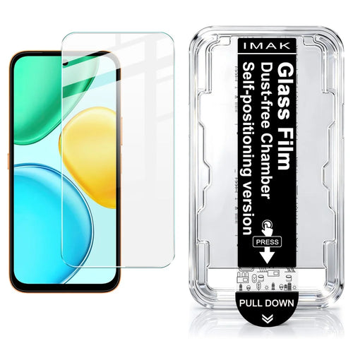 IMAK H Series For Honor X7e 4G Tempered Glass Screen Protector Film with Dust-free Installation Tool - Transparent - 1