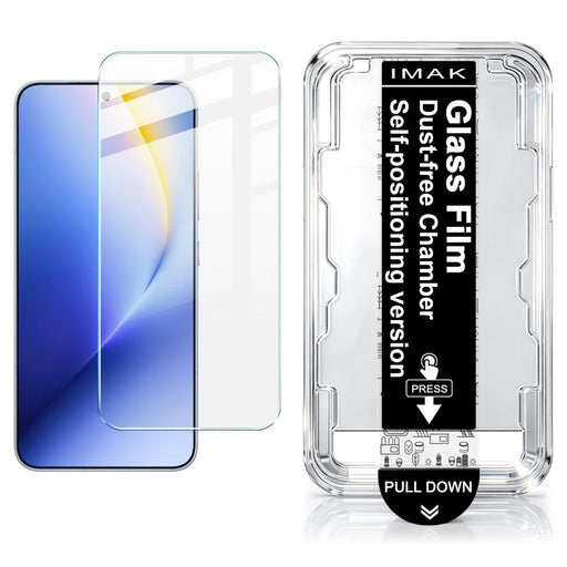 IMAK H Series For Honor Win Turbo 5G Tempered Glass Screen Protector Easy Installation Film with Auto Dust-Remove Tool - Transparent Kit (NOT Complete Covering) (Fingerprint Unlock) - 1