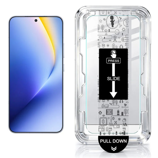 IMAK H Series For Honor Win Turbo 5G Tempered Glass Screen Protector Easy Installation Film with Auto Dust-Remove Tool - Transparent Kit (NOT Complete Covering) (Fingerprint Unlock) - 2