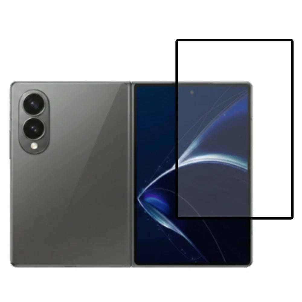 For Samsung Galaxy Z Fold8 Screen Protector Silk Printing Tempered Glass Full Glue Film (Outer Screen) - 1