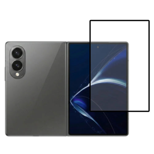 For Samsung Galaxy Z Fold8 Screen Protector Silk Printing Tempered Glass Full Glue Film (Outer Screen) - 1