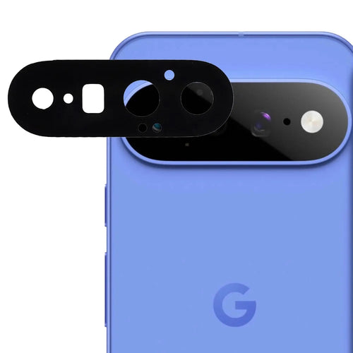 For Google Pixel 11 Tempered Glass Lens Protector Silk Printing Camera Lens Film - Black - 1