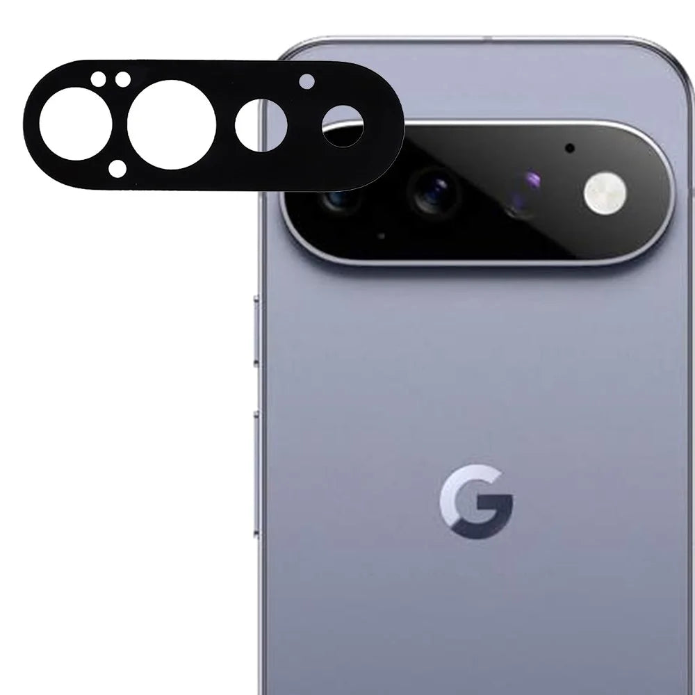 For Google Pixel 11 Pro Tempered Glass Lens Protector Silk Printing Camera Lens Film - Black - 1