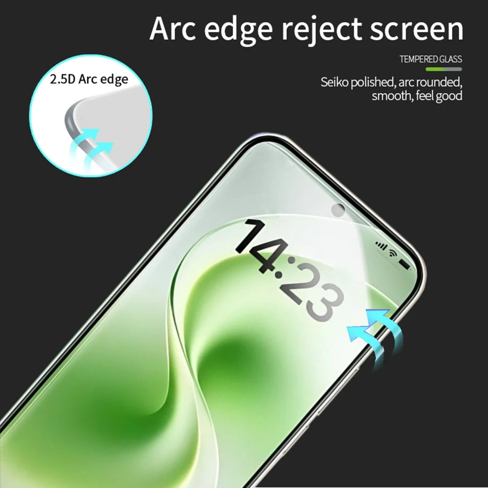 PINWUYO for vivo S60 5G Tempered Glass Film  JK Series-2 9H Full Glue Full Screen Protector - Black - 2