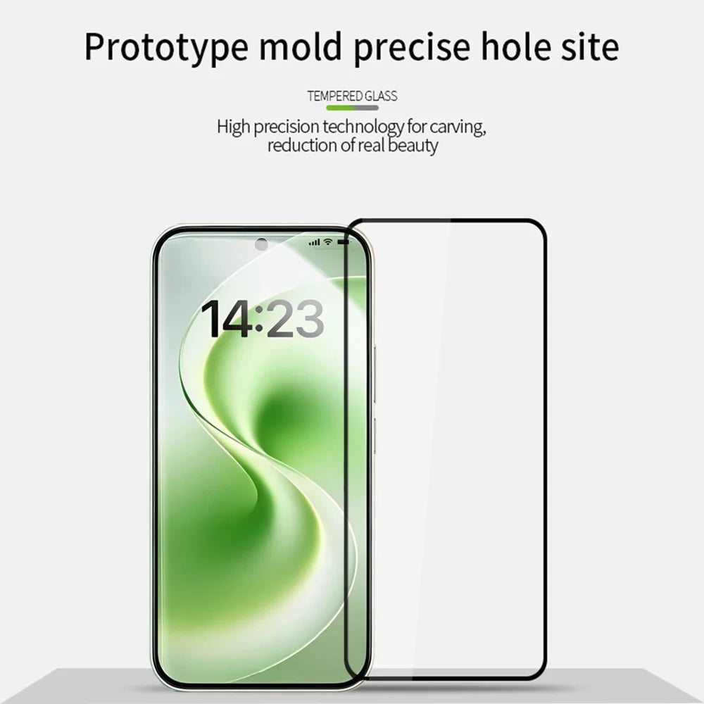 PINWUYO for vivo S60 5G Tempered Glass Film  JK Series-2 9H Full Glue Full Screen Protector - Black - 3