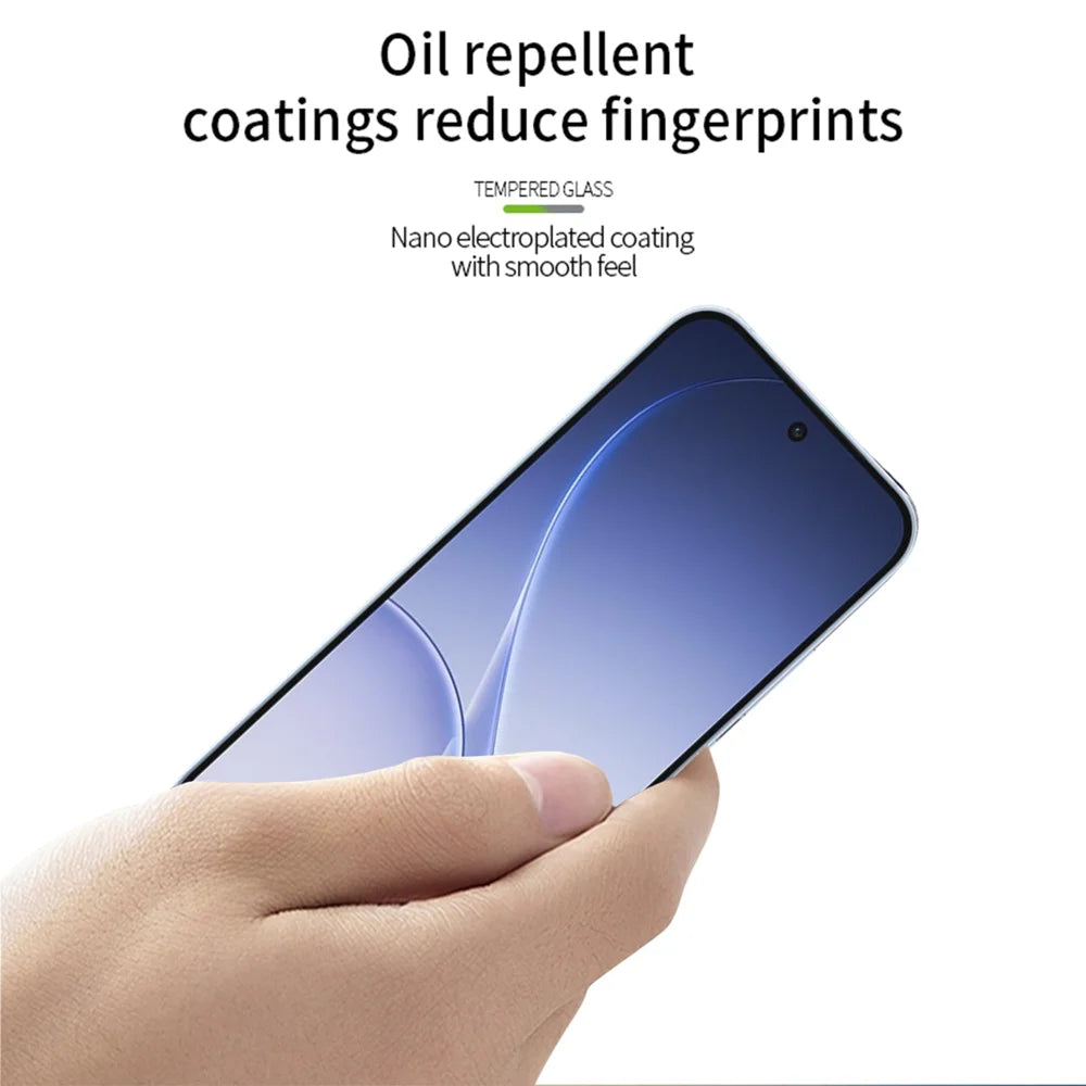 PINWUYO for Oppo Reno15 Pro Mini 5G Tempered Glass Film  JK Series-2 9H Full Glue Full Screen Protector - Black - 4
