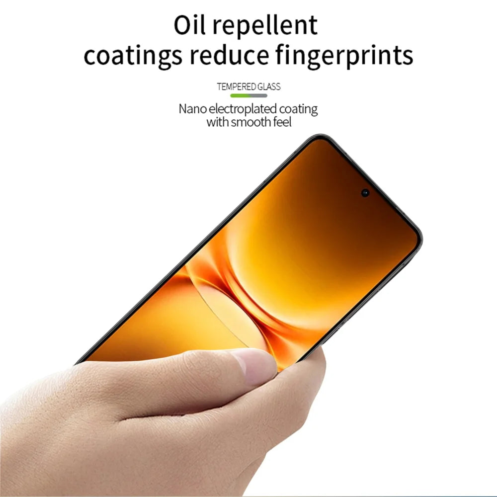 PINWUYO for vivo iQOO 15T 5G Tempered Glass Film  JK Series-2 9H Full Glue Full Screen Protector - Black - 4