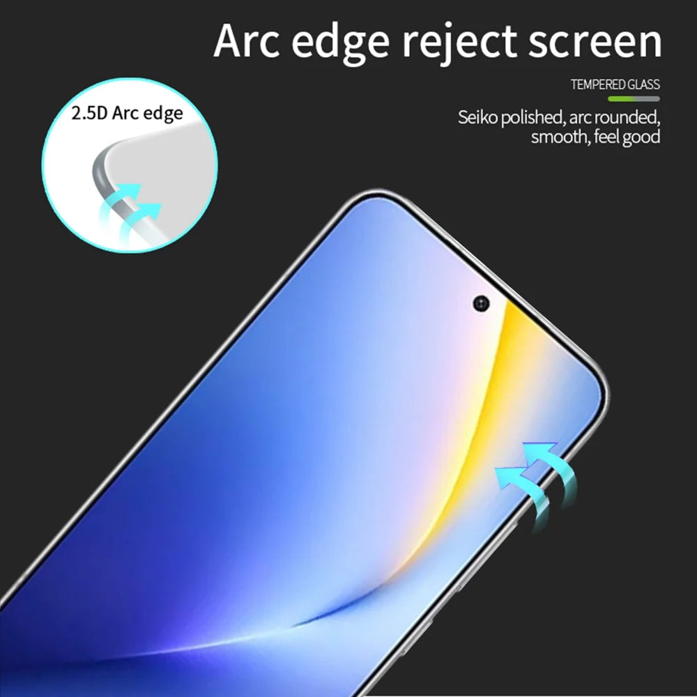 PINWUYO for Honor Win Turbo 5G Tempered Glass Film  JK Series-2 9H Full Glue Full Screen Protector - Black - 2
