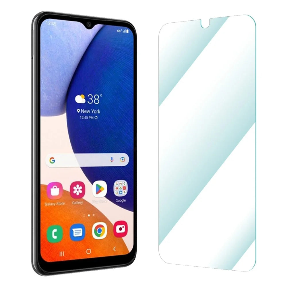 ENKAY HAT PRINCE for Samsung Galaxy A14 5G / A14 4G Anti-fingerprint Tempered Glass Film 2.5D Arc Edge 0.26mm 9H HD Clear Screen Protector - 1