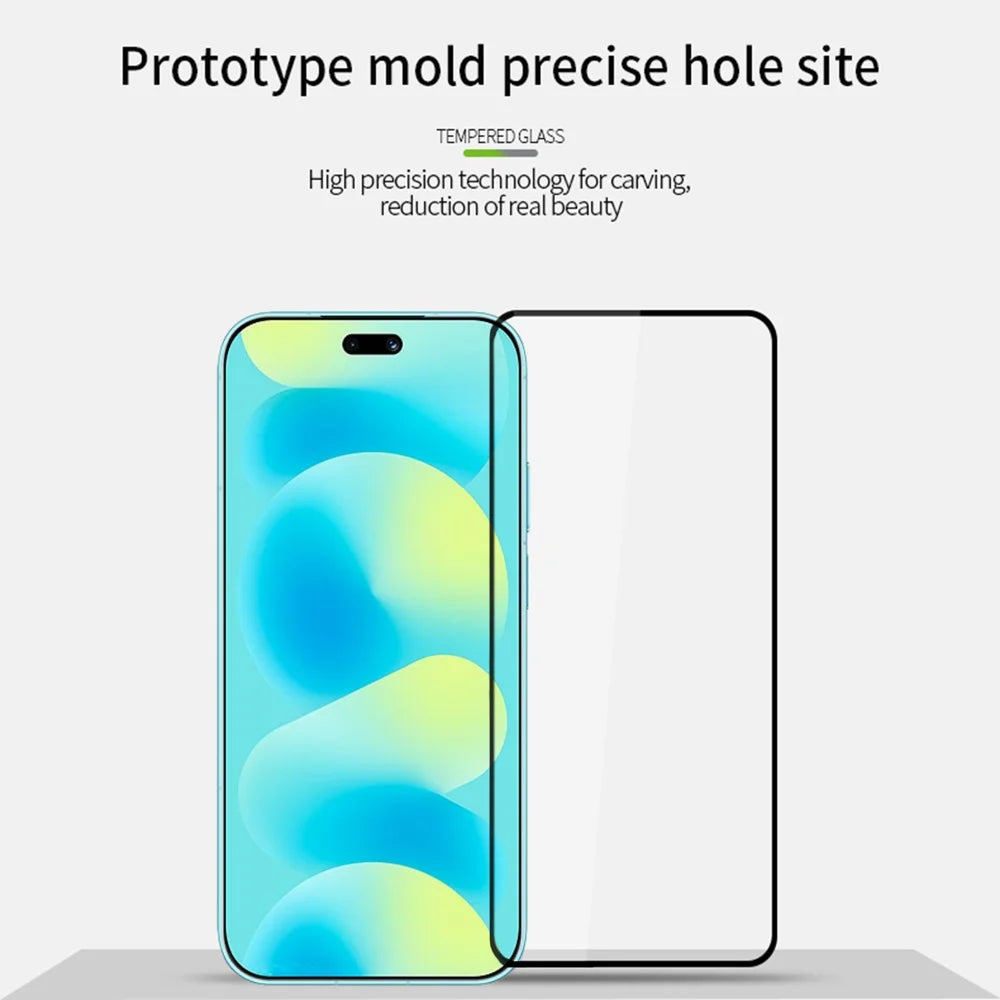 PINWUYO for Huawei nova 16 Ultra 5G Tempered Glass Film  JK Series-2 9H Full Glue Full Screen Protector - Black - 1