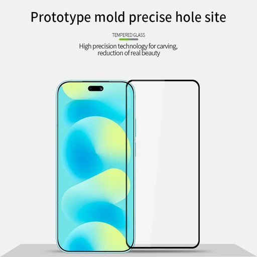 PINWUYO for Huawei nova 16 Ultra 5G Tempered Glass Film  JK Series-2 9H Full Glue Full Screen Protector - Black - 1