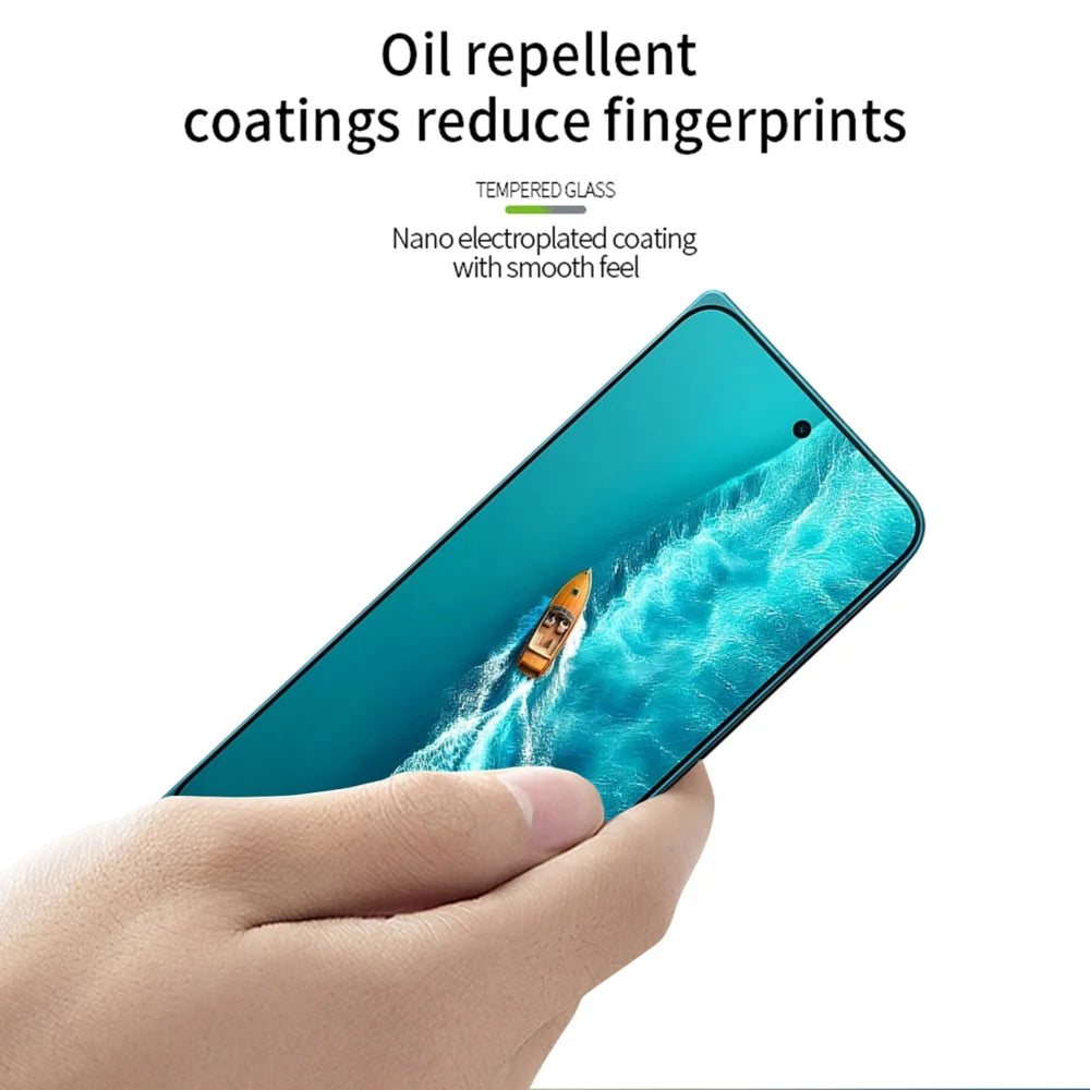 PINWUYO for vivo X Fold6 5G Tempered Glass Film  JK Series-2 9H Full Glue Full Screen Protector - Black - 4