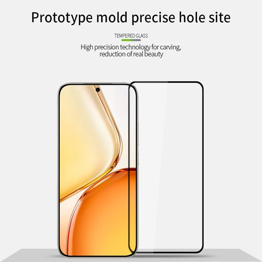 PINWUYO for Honor X80 Pro Max 5G Tempered Glass Film  JK Series-2 9H Full Glue Full Screen Protector - Black - 3